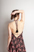 Lali - Vestito floreale con collo alto